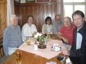 Rainey and I meet with Gail and Tom Spencer, Lynn Keener and our host Christian Arzberger
