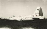 Aircraft flown in on first mission. It crash landed with another crew in March 1945.