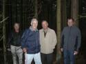 The land owners escort Lynn and Bill to the second section of the B-17 