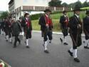 The Honor Guard move into position