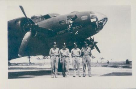 Lt. Haskett (N) far left, Lt. Parro (P) second from the left, Lt. Kaufman (B) second from right