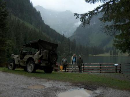 Schwarzensee looking at Putzentalalm and the left side is part of Schoneck Mountain  