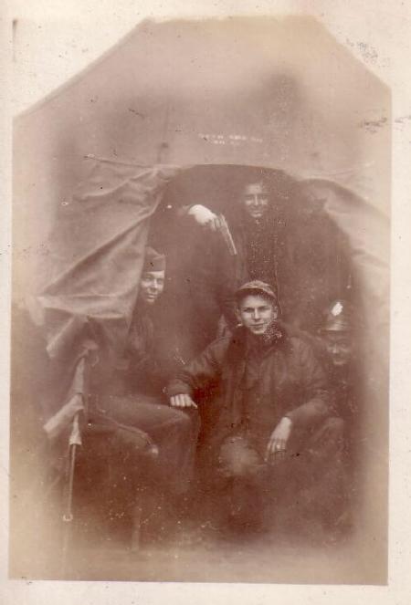 Front L to R:   Harold Overfors, ; Jim Sennish,;  Lt. Nesch, ;  Back:   John Pasayan  