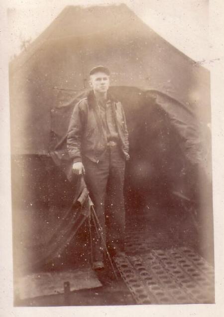 Staff Sgt. Jim Sennish, tail gunner.