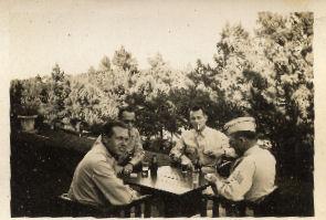 Stanley takes pictures of his buddies on R and R