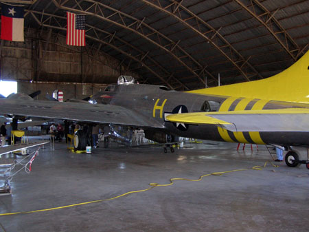 Touring B-17 at Vintage Flying Museum in Ft. Worth