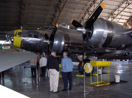 Touring B-17 at Vintage Flying Museum in Ft. Worth